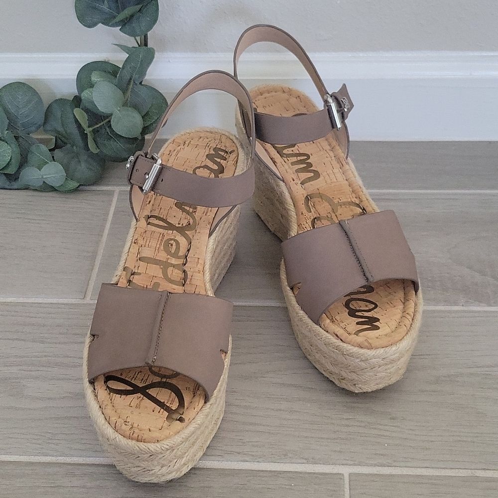 NIB Sam Edelman Maura Espadrille Wedge Sandal size 10.5